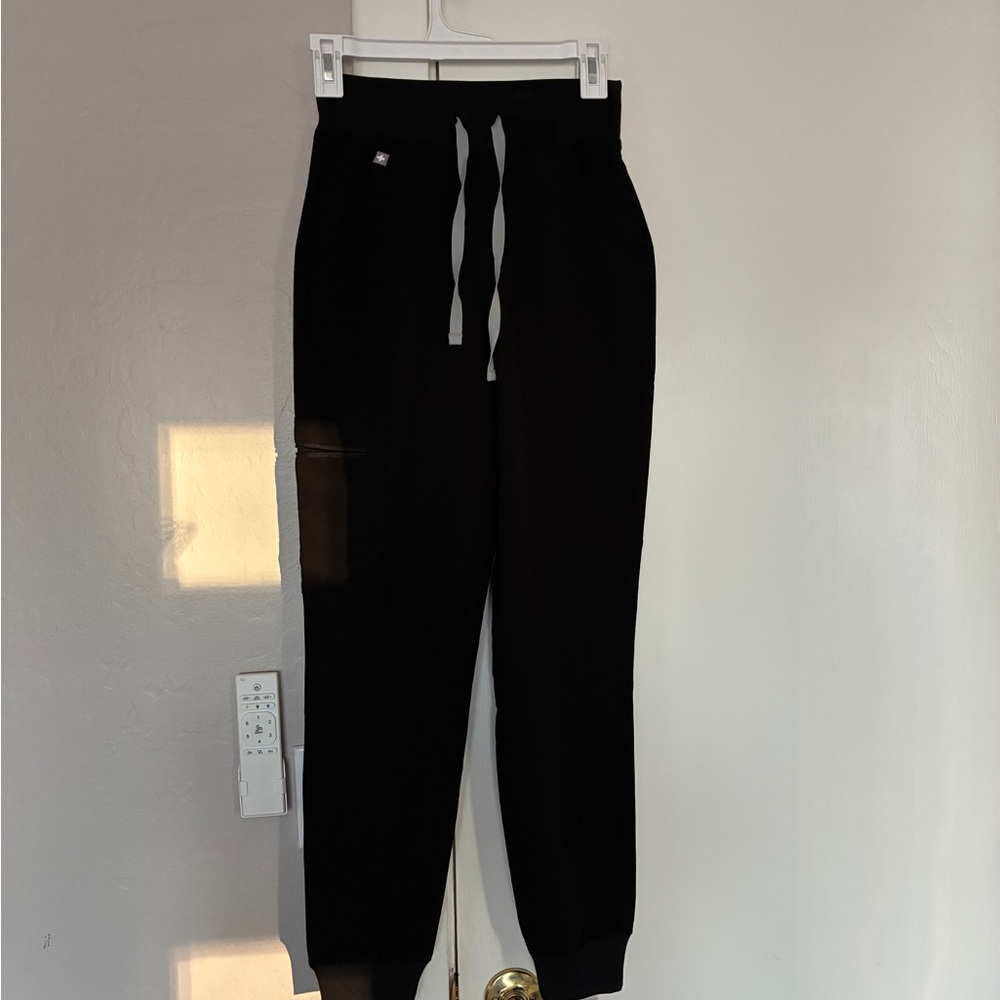 Black Scrub Pants Jogger Style